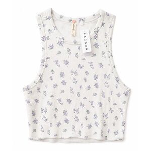 NWT LA Hearts PacSun Floral Baby Doll Crop Top Medium
